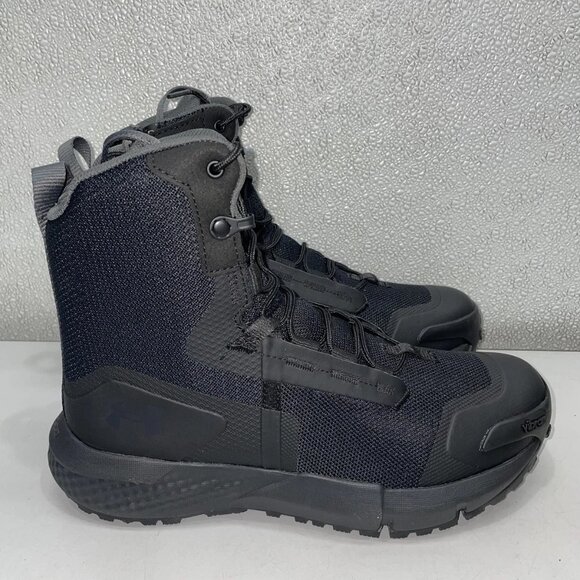 NEW UNDER ARMOUR UA Charged Valsetz Tactical Boots Black Zip Men’s Size 7 - Picture 6 of 9